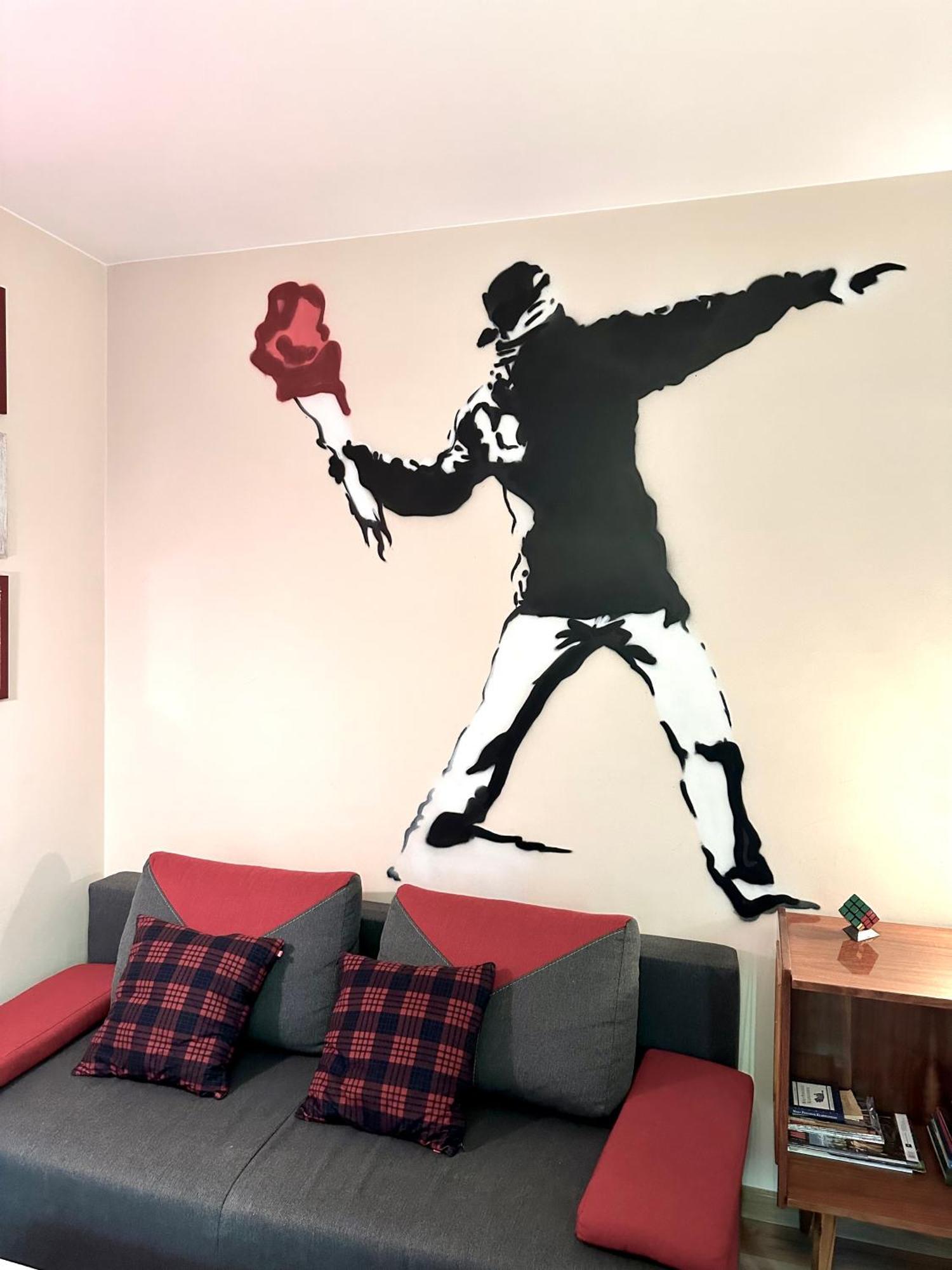 "Banksy" Art Apartamento Varsóvia Exterior foto