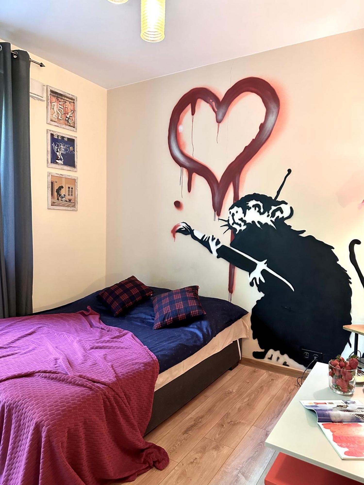 "Banksy" Art Apartamento Varsóvia Exterior foto