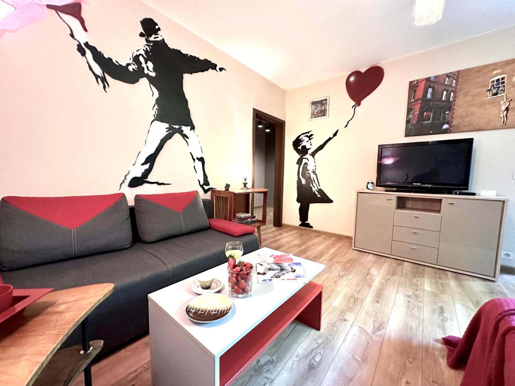 "Banksy" Art Apartamento Varsóvia Exterior foto