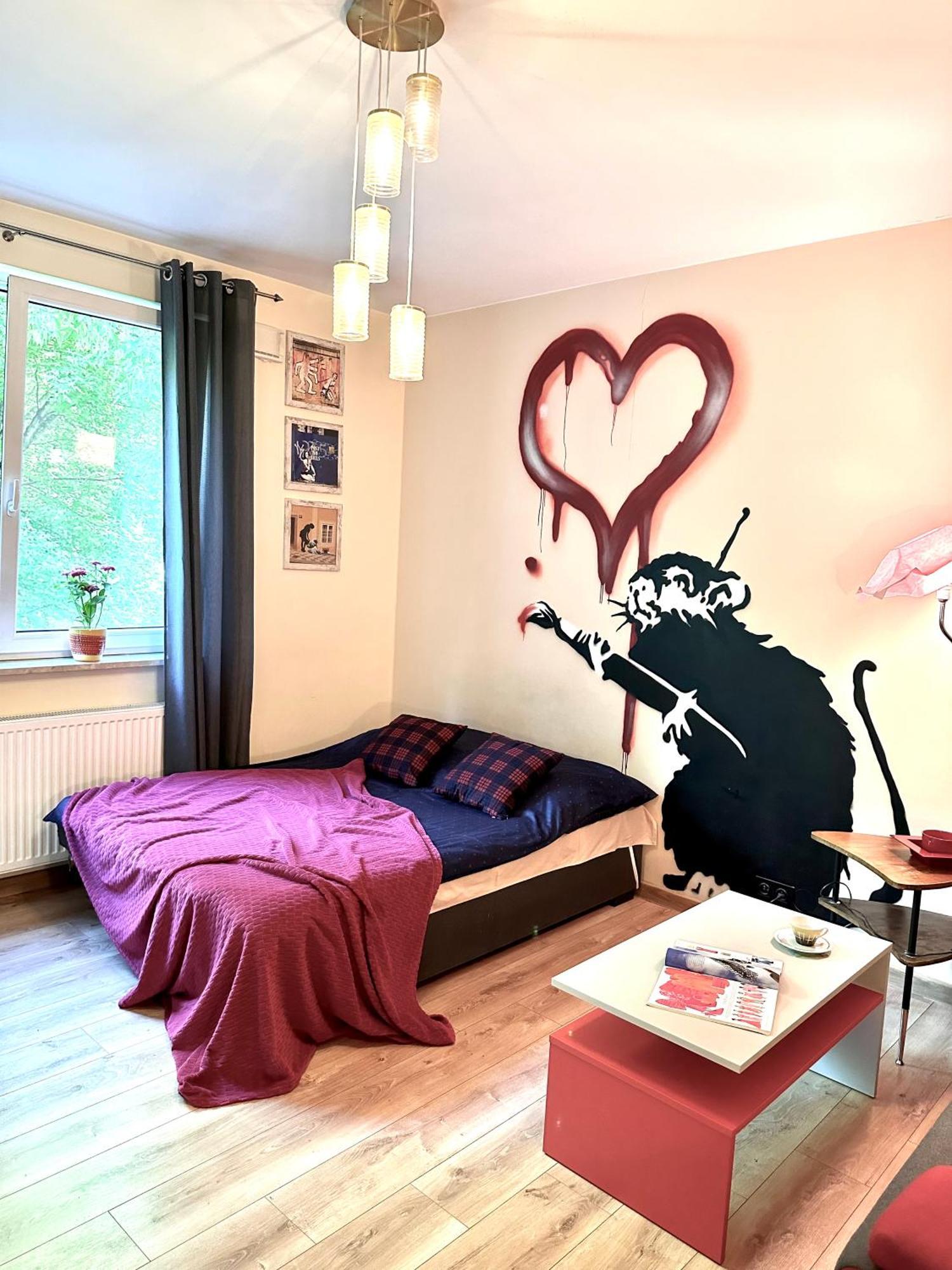"Banksy" Art Apartamento Varsóvia Exterior foto