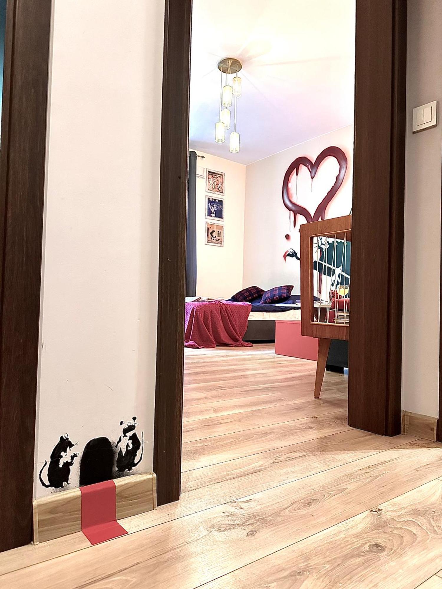 "Banksy" Art Apartamento Varsóvia Exterior foto