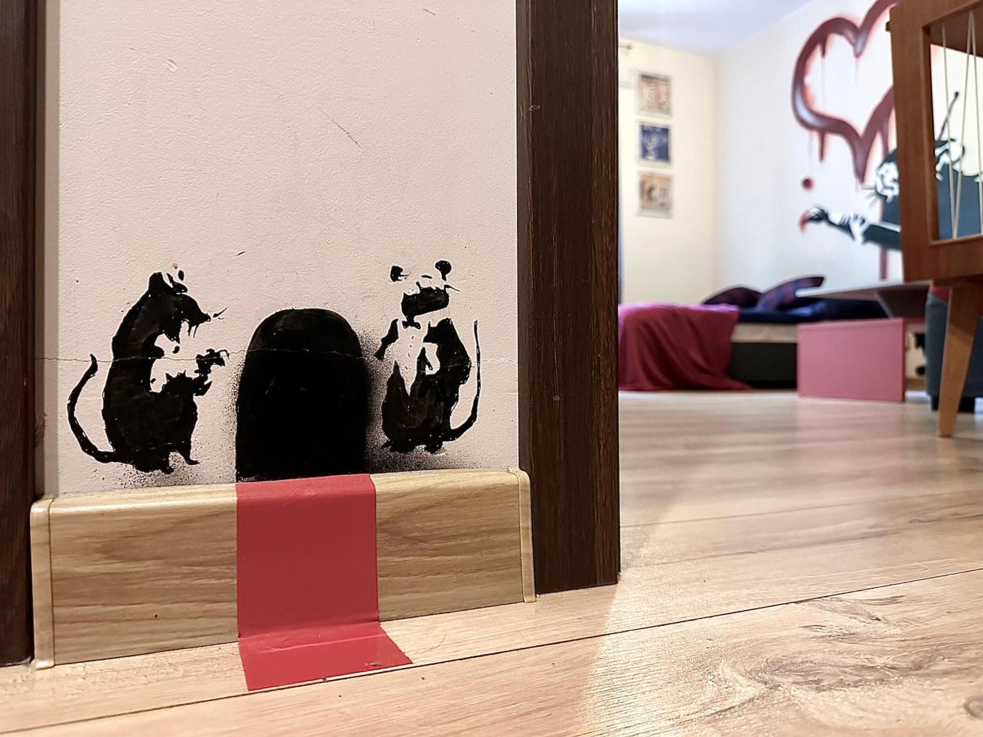 "Banksy" Art Apartamento Varsóvia Exterior foto